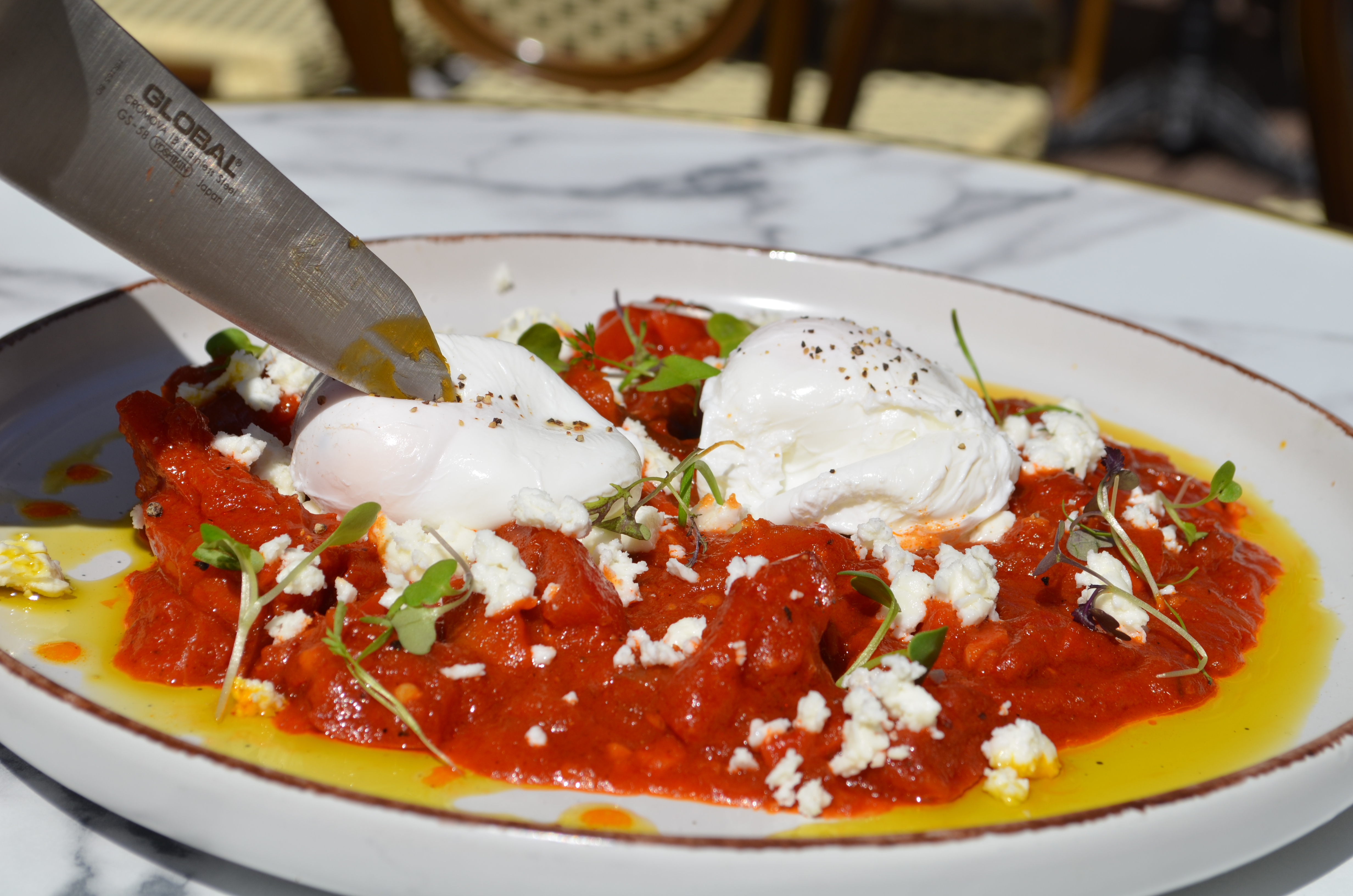 Shakshuka with feta